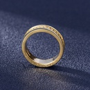 European and American crossborder doublelayer inlaid zircon ring 18K gold simple fashion jewelrypicture10