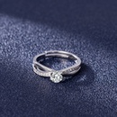 classic fourclaw European and American fashion elegant inlaid zircon ring jewelrypicture10