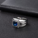 sapphire trendy Europe and the United States diamond ring zircon ring simple jewelrypicture9