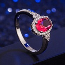 European and American style diamond zircon ruby ring fashion jewelrypicture9