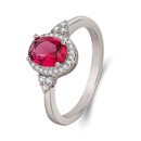 European and American style diamond zircon ruby ring fashion jewelrypicture7
