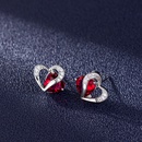 diamond heartshaped earrings fashion love earrings personalized jewelrypicture10