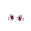 diamond heartshaped earrings fashion love earrings personalized jewelrypicture11