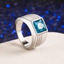 sapphire European and American fashion zircon topaz domineering ring jewelrypicture9
