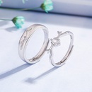 Korean deer ring antler couple a pair of ring fashion simple ringpicture10