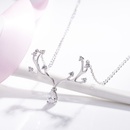 new elk antler necklace zircon Christmas antler clavicle chain simple fashion jewelry wholesalepicture8