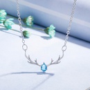 Korean version of elk antler pendant simple antler necklace clavicle chain jewelrypicture8
