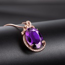 diamondstudded purple rhinestone pendant full diamond pendant necklace fashion jewelrypicture10