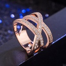 cross ring European and American temperament cross microinlaid zircon index finger ring jewelrypicture8