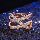 cross ring European and American temperament cross microinlaid zircon index finger ring jewelrypicture10