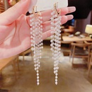 Fashion pearl tassel copper pearl earrings wholesalepicture7