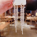 Fashion pearl tassel copper pearl earrings wholesalepicture8
