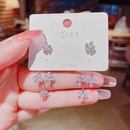 Fashion flower copper inlaid zircon earrings wholesalepicture9