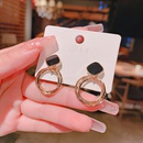 Fashion geometric circle copper earrings wholesalepicture10