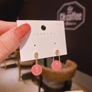 Fashion opal small simple copper earrings wholesalepicture10