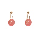 Fashion opal small simple copper earrings wholesalepicture11