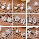 Versin coreana de aretes INS nuevos aretes de diamantes de perlas pequeos aretes de joyera NHQIY479304picture24
