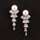 Fashion long pearl earrings zircon earrings tassel earrings wholesalepicture12