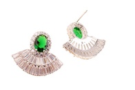 Zircon Exaggerated Earrings European and American Fashion Party Bride Wedding Jewelrypicture9