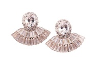 Zircon Exaggerated Earrings European and American Fashion Party Bride Wedding Jewelrypicture11