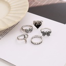 new butterfly elven ring 5piece set heart chain dagger joint ring wholesalepicture13