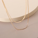 new multilayer snake bone necklace wholesale creative personality clavicle chain necklacepicture9