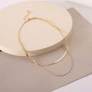 new multilayer snake bone necklace wholesale creative personality clavicle chain necklacepicture10