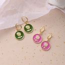 new color geometric round oil drop earrings creative retro personality rose pendant earrings wholesalepicture14
