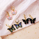 new butterfly earrings creative simple personality pink butterfly earrings wholesalepicture15