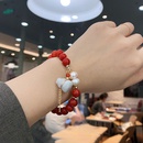 Zodiac year carnelian pearl bracelet female Chinese style gourd pendant braceletpicture8