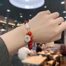 Zodiac year carnelian pearl bracelet female Chinese style gourd pendant braceletpicture9