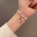 Korean fashion freshwater pearl bracelet retro crystal bracelet sixpointed star zircon braceletpicture11