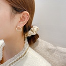 fashion copper microinlaid zircon earrings personalized design circle earrings wholesalepicture8