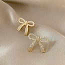 2021 new trendy bow stud earrings female Korean copper earrings wholesalepicture7