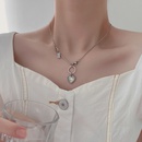 personality hiphop titanium steel necklace heart pendantpicture9