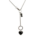 personality hiphop titanium steel necklace heart pendantpicture11