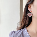 retro color full diamond color heart copper earrings wholesalepicture10