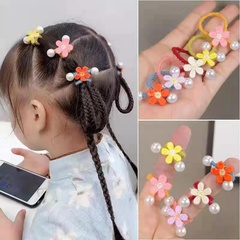 Corée du Sud Ensemble de dix pièces en peluche haute élasticité cravate cheveux élastique corde à cheveux pour enfants