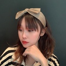 Korean satin headband women bow headdress widebrim elegant headbandpicture9