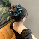 retro satin solid color hair scrunchies hair accessories wholesalepicture8