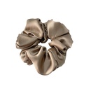 retro satin solid color hair scrunchies hair accessories wholesalepicture10