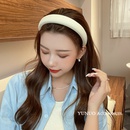 Korean sponge headband female 2021 new wide side fabric headbandpicture11