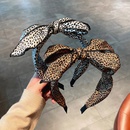 Accesorios para el cabello de moda coreana diadema de ala ancha con estampado de leopardo retro femenino al por mayorpicture7