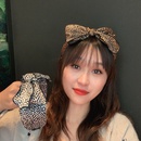 Accesorios para el cabello de moda coreana diadema de ala ancha con estampado de leopardo retro femenino al por mayorpicture9