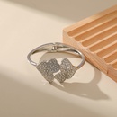 2021 New Heart Diamond Spring Bracelet European and American Glossy Minimalist Braceletpicture8