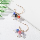 Simple pearl color glass earrings female bohemian personality earrings jewelrypicture10