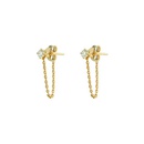 diamond chain earrings hot selling creative simple retro temperament design earringspicture10