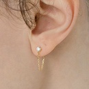 diamond chain earrings hot selling creative simple retro temperament design earringspicture11