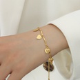 fashion titanium steel 18k goldplated heart bracelet wholesalepicture12