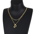 European and American heart multilayer chain necklace retro pendant sweater chainpicture14